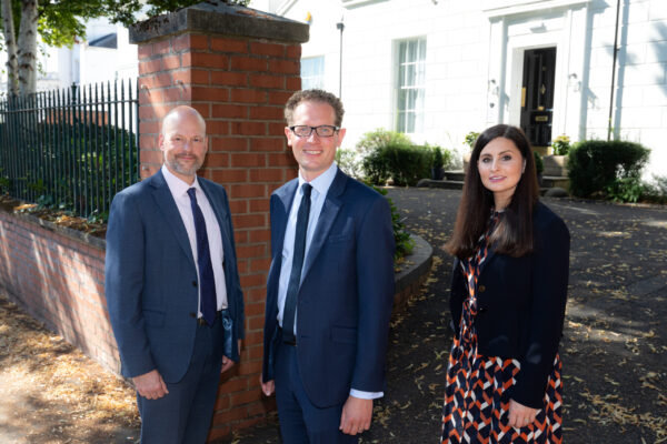 Calthorpe Estates latest appointments, Pictured are James Bridge (Property Manager) and Adele Pogmore (Head of Legal). They are pictured with Haydn Cooper (Chief Executive Calthorpe Estates). Picture by Shaun Fellows / Shine Pix Ltd