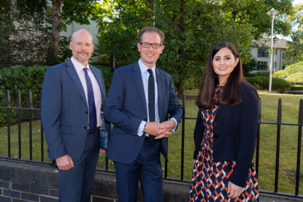 Calthorpe Estates latest appointments, Pictured are James Bridge (Property Manager) and Adele Pogmore (Head of Legal). They are pictured with Haydn Cooper (Chief Executive Calthorpe Estates). Picture by Shaun Fellows / Shine Pix Ltd
