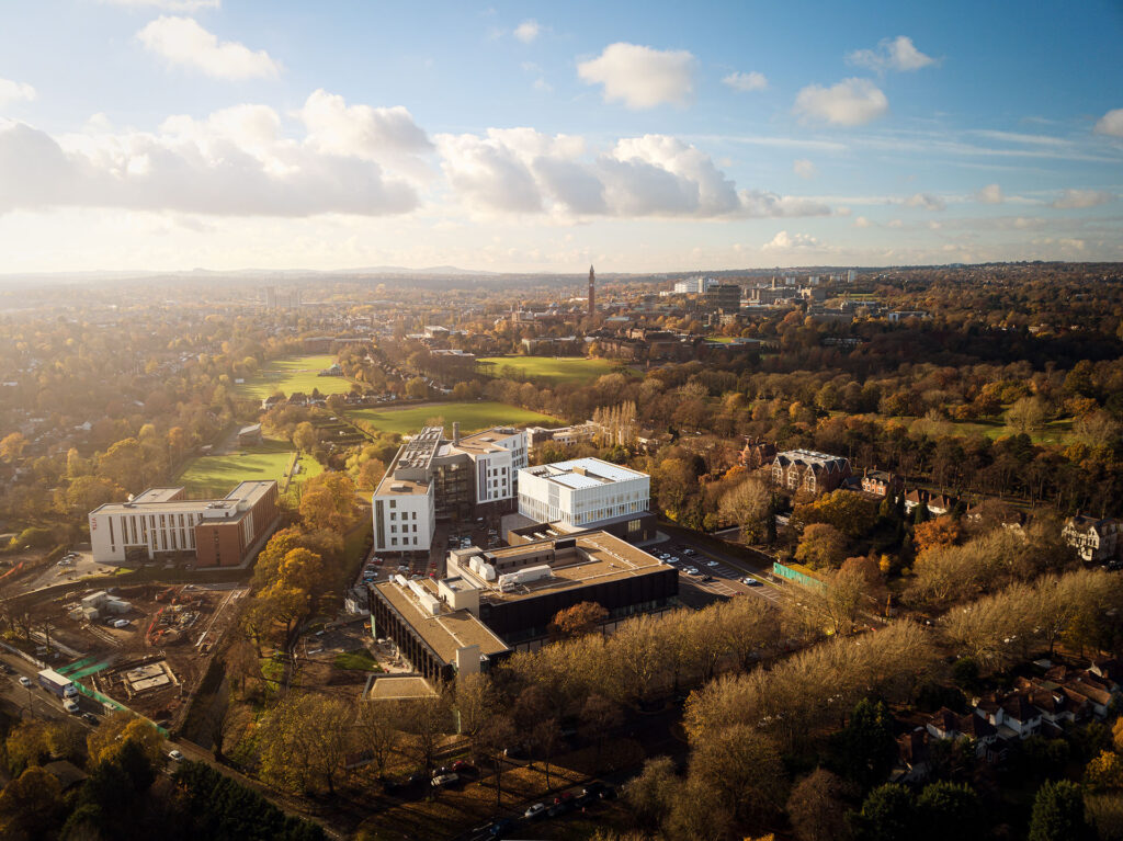 Pebble Mill from birds eye view