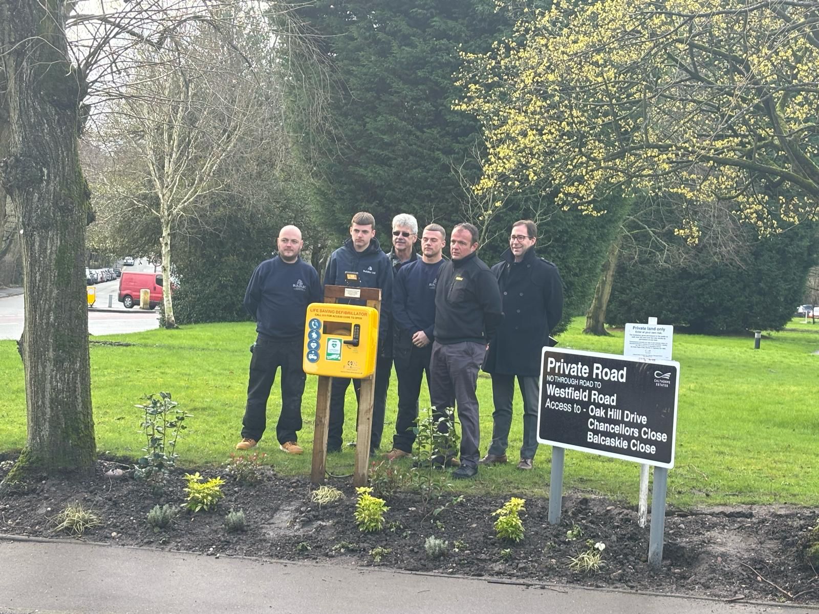 Calthorpe Estates Introduces Two New Defibrillators into the Local Community